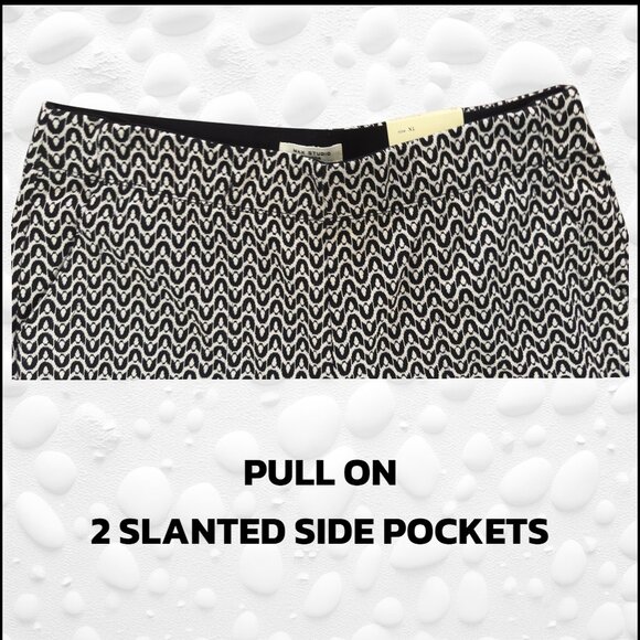 Max Studio London Wide Leg Knit Pants – Size XL – NWT - Picture 2 of 5